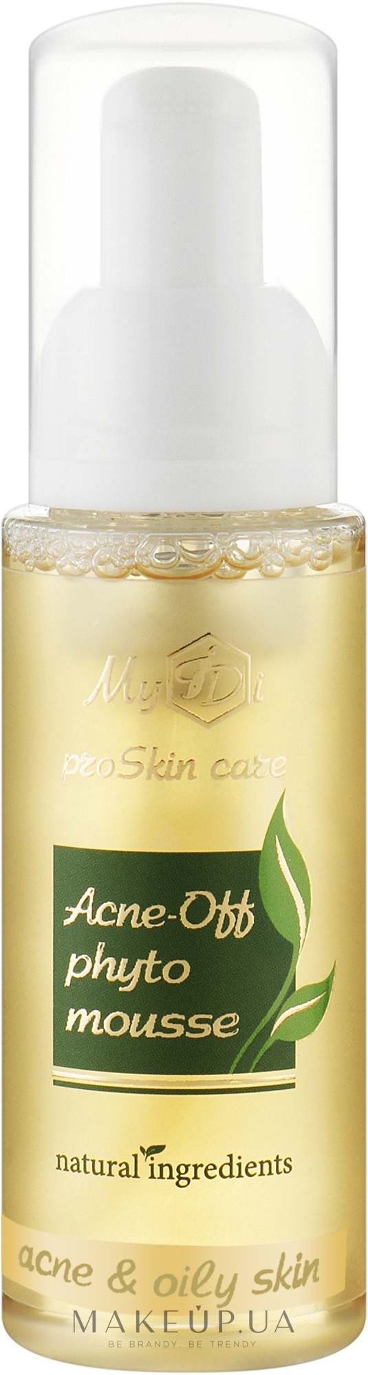 Очищающий мусс для проблемной кожи - MyIDi Acne-Off Phyto Mousse (мини) — фото 80ml