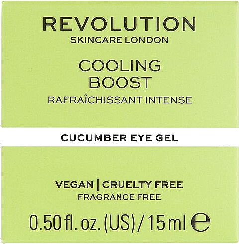 Крем для кожи вокруг глаз с огурцом - Revolution Skincare Cooling Boost Cucumber Eye Gel — фото N3