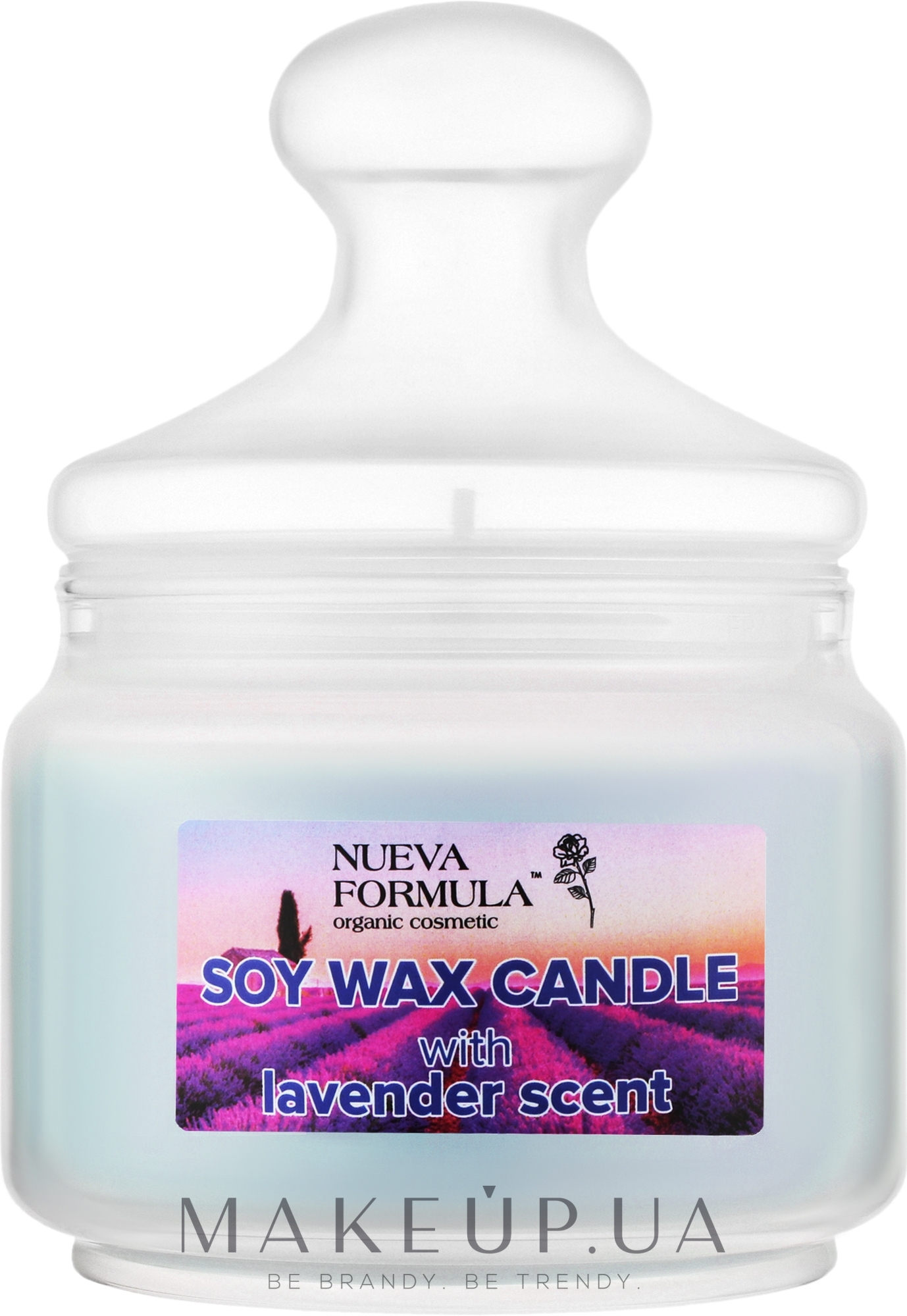 Ароматическая свеча "Лаванда" в банке - Nueva Formula Soy Wax Candle — фото 450g