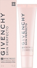 Сонцезахисний флюїд для обличчя - Givenchy Skin Perfecto Fluid UV SPF 50+ — фото N2