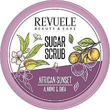 Парфумерія, косметика Цукровий скраб для тіла "Африканський захід" - Revuele Sugar Scrub African Sunset Almond & Shea