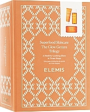 Парфумерія, косметика Набір - Elemis Superfood Skincare The Glow-Getters Triology (f/oil/90g + f/cr/20ml + f/toner/50ml)