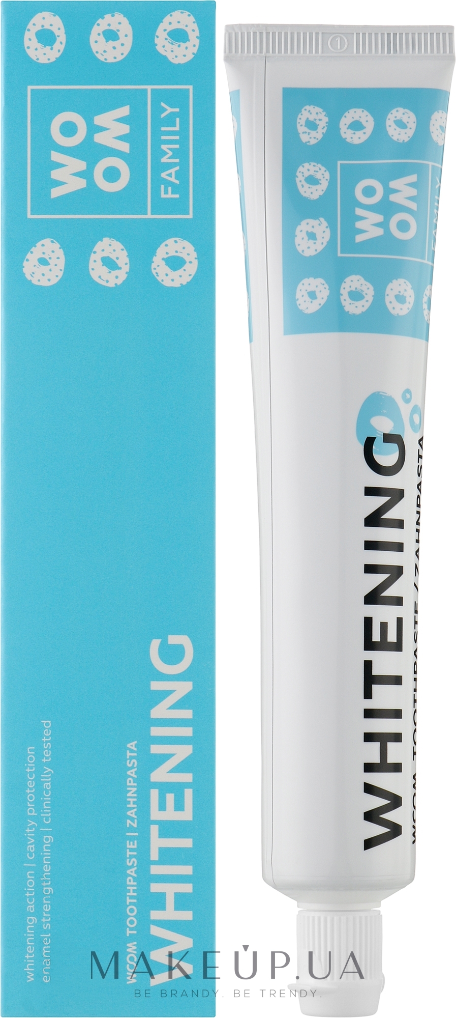Отбеливающая зубная паста - Woom Family Whitening Toothpaste — фото 75ml