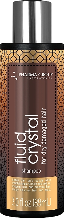 Шампунь для волосся "100% Зеркальний блиск" - Pharma Group Laboratories Fluid Crystal — фото N1