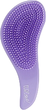 Парфумерія, косметика Щітка масажна для волосся, бузкова - Eurostil Detangler Large Brush Purple