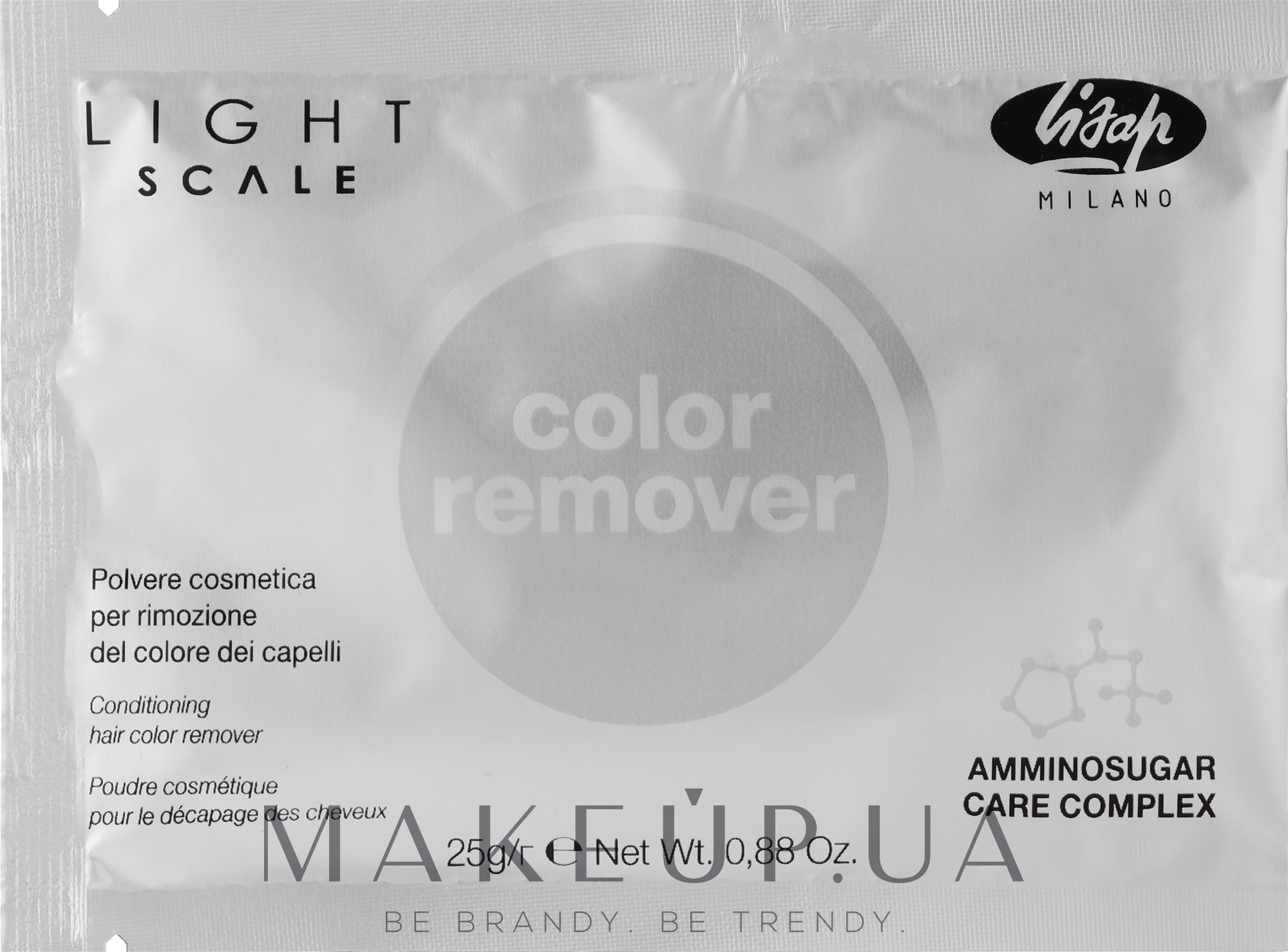 Засіб для видалення косметичного пігменту - Lisap Light Scale Color Remover — фото 25g