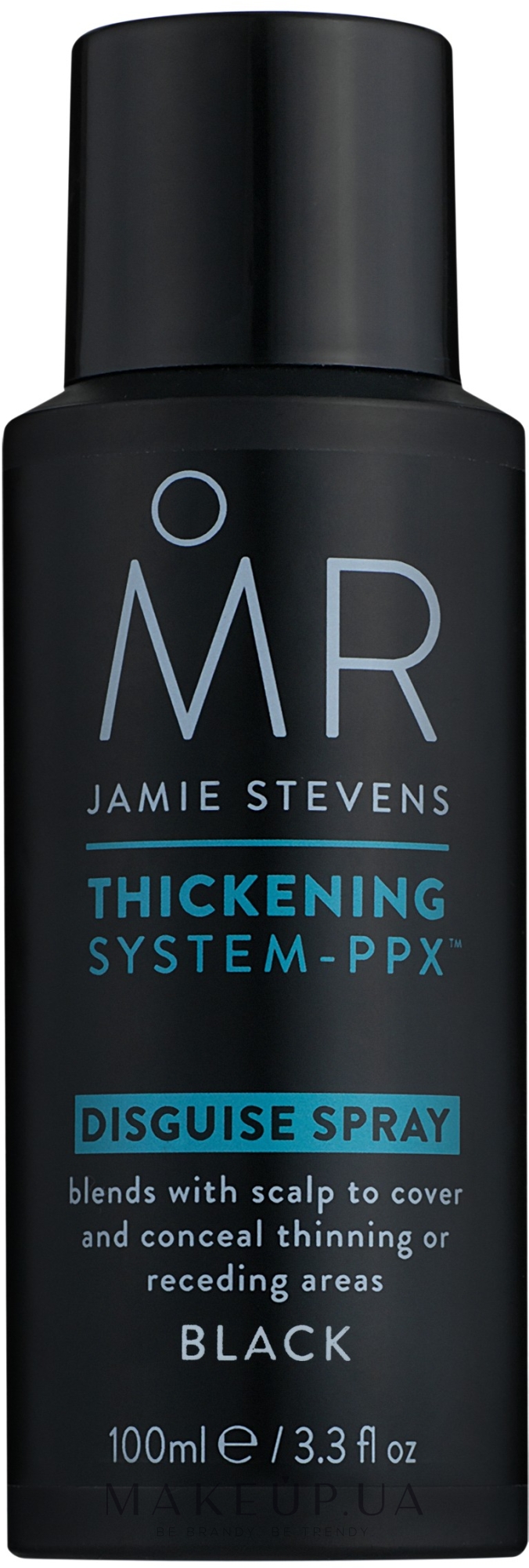 Маскувальний спрей для волосся - Mr. Jamie Stevens Mr. Disguise Spray — фото Black