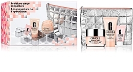 Набір - Clinique Moisture Surge Megastars Set (gel/50ml + mask/30ml + l/balm/7ml + bag) — фото N1