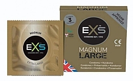 Духи, Парфюмерия, косметика Презервативы большие XL, 3 шт. - EXS Condoms Magnum Large