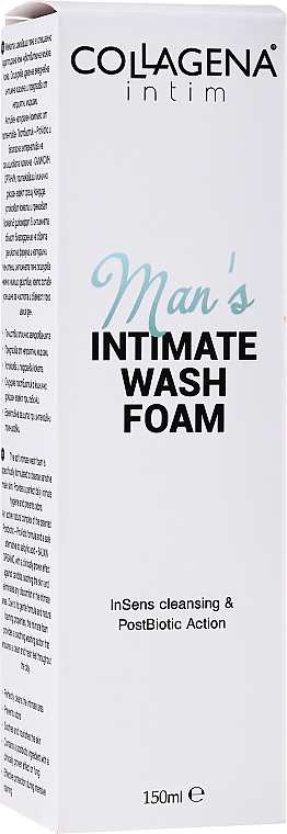 Пінка для інтимної гігієни для чоловіків - Collagena Intim Man's Intimate Wash Foam — фото N2