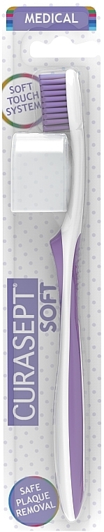 Зубная щетка "Soft Medical" мягкая, сиреневая - Curaprox Curasept Toothbrush Lavender — фото N2