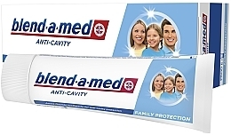 Парфумерія, косметика Зубна паста "Анти-карієс" для усієї сім'ї - Blend-a-med Anti-Cavity Family Protect Toothpaste