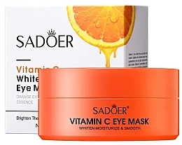 Отбеливающие патчи для глаз - Sadoer Vitamin C Whiten Moisturize Eye Mask — фото N1