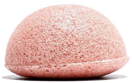 Спонж конняку с розовой глиной - Love Nature Konjac Sponge