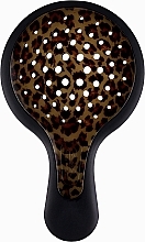 Щітка для волосся 71SP220NER MAC, чорна з леопардовим - Janeke Mini Superbrush — фото N2