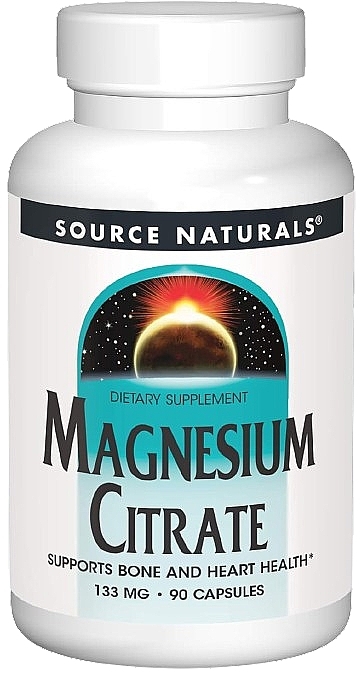 Харчова добавка "Цитрат магнію" - Source Naturals Magnesium Citrate 133 Mg — фото N1