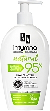 Духи, Парфюмерия, косметика Мицеллярный гель для интимной гигиены - AA Intymna Natural 95%