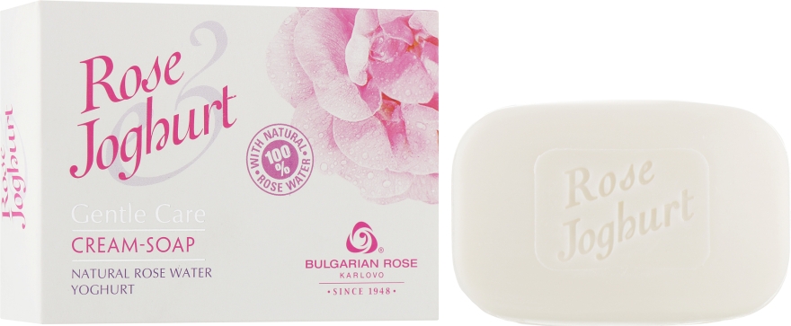 Крем-мило - Bulgarska Rosa Joghurt Soap — фото N1