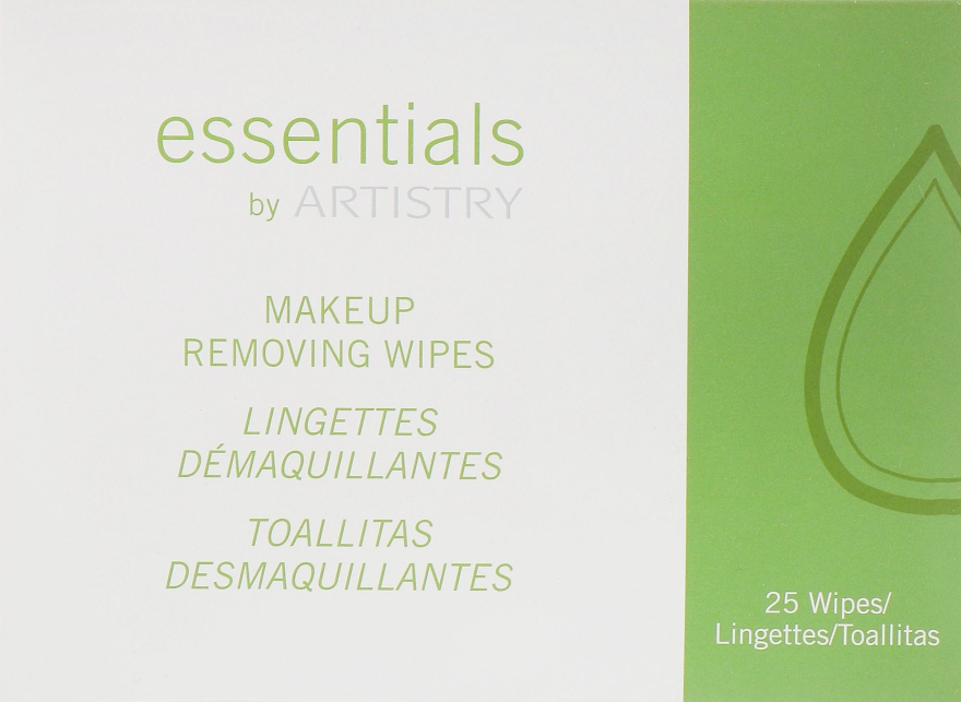 Серветки для зняття макіяжу - Amway Essentials By Artistry Wipes — фото N1