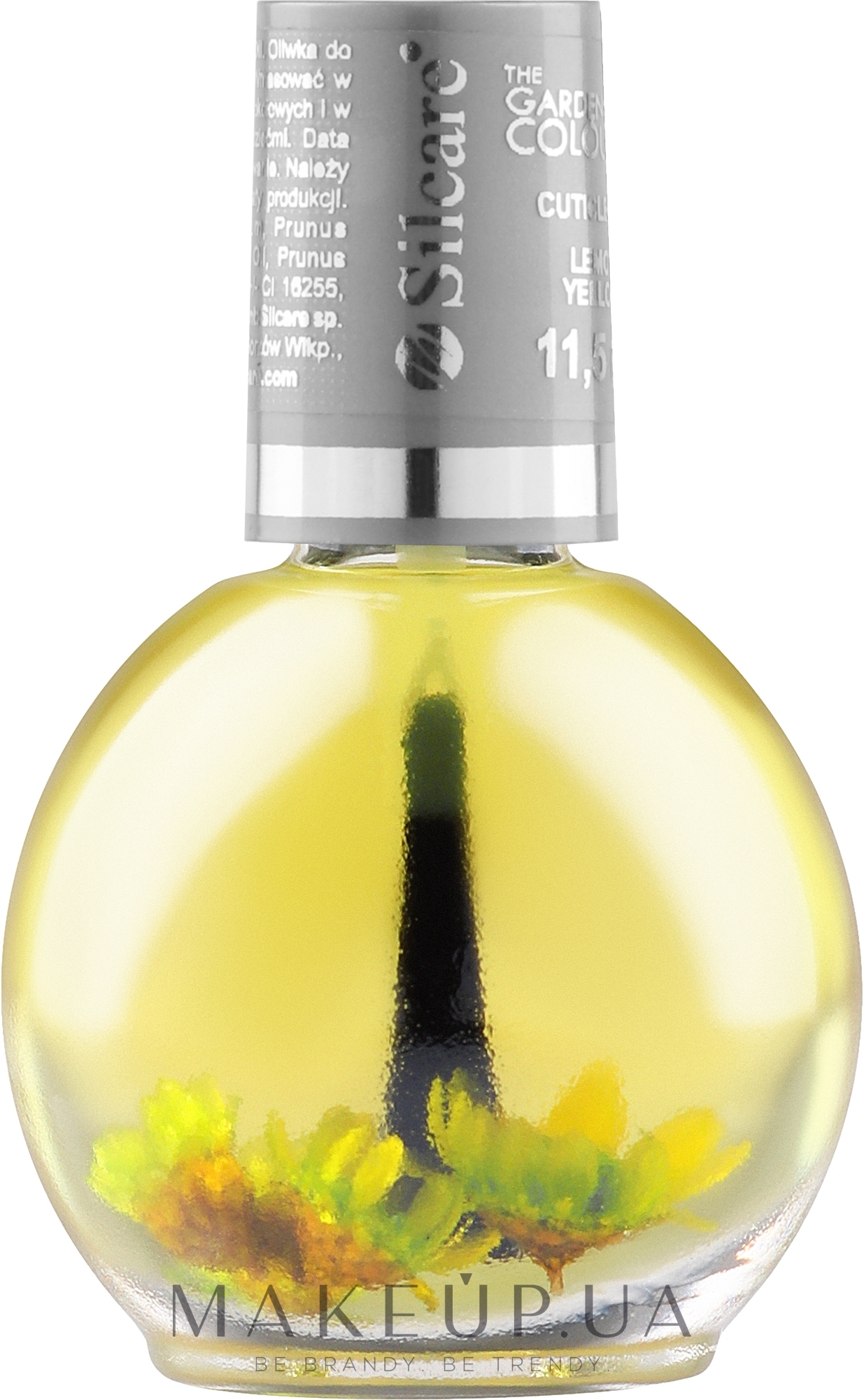 Масло для ногтей и кутикулы с цветами "Оливка и лимон" - Silcare Olive Lemon Yellow — фото 11.5ml