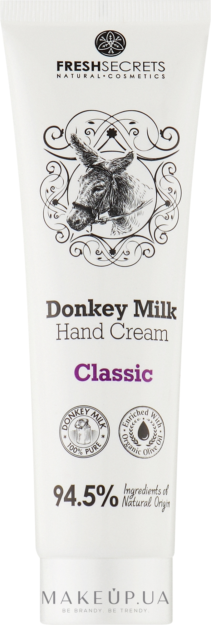 Крем для рук "Classic" с ослиным молоком - Madis Fresh Secrets Hand Cream — фото 100ml