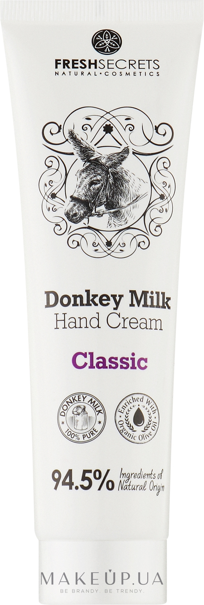 Крем для рук "Classic" з ослячим молоком - Madis Fresh Secrets Hand Cream — фото 100ml