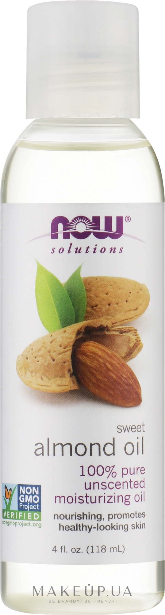 Масло сладкого миндаля - Now Foods Solutions Sweet Almond Oil — фото 118ml
