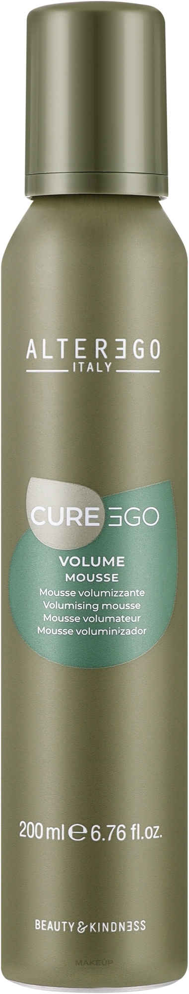 Мус для об'єму тонкого волосся - Alter Ego Cureego Volume Mousse — фото 200ml