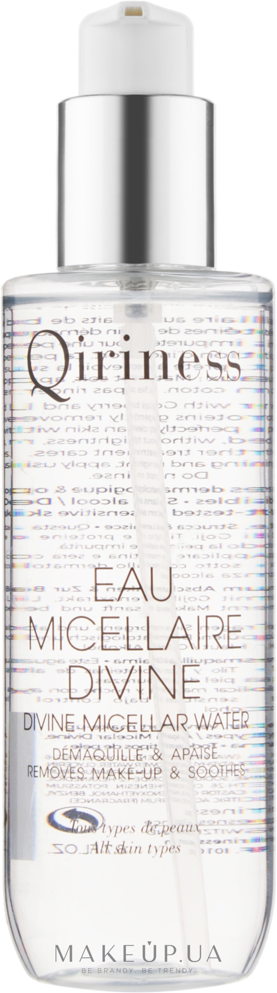 Мицеллярная вода для кожи лица - Qiriness Divine Micellar Water — фото 200ml