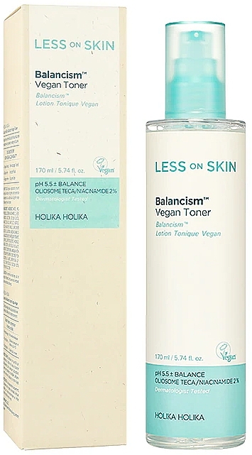 Тонер для лица - Holika Holika Less On Skin Balancism Vegan Toner — фото N2