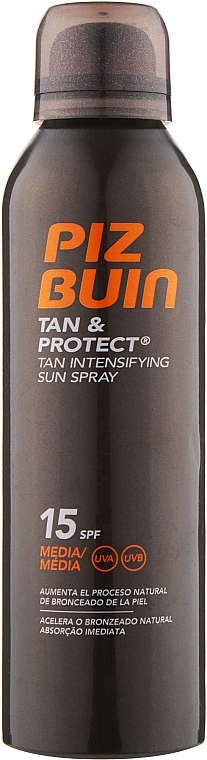 Спрей для засмаги - Piz Buin Tan And Protect Tan Intensifying Sun Spray Spf15 — фото N1