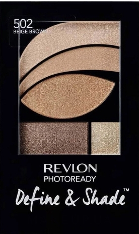 Палетка теней для век - Revlon PhotoReady Define & Shade — фото 502 - Beige Brown