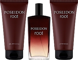 Instituto Espanol Poseidon Root - Набор (edt/100ml + sh/gel/100ml + ash/lot/100ml) — фото N2