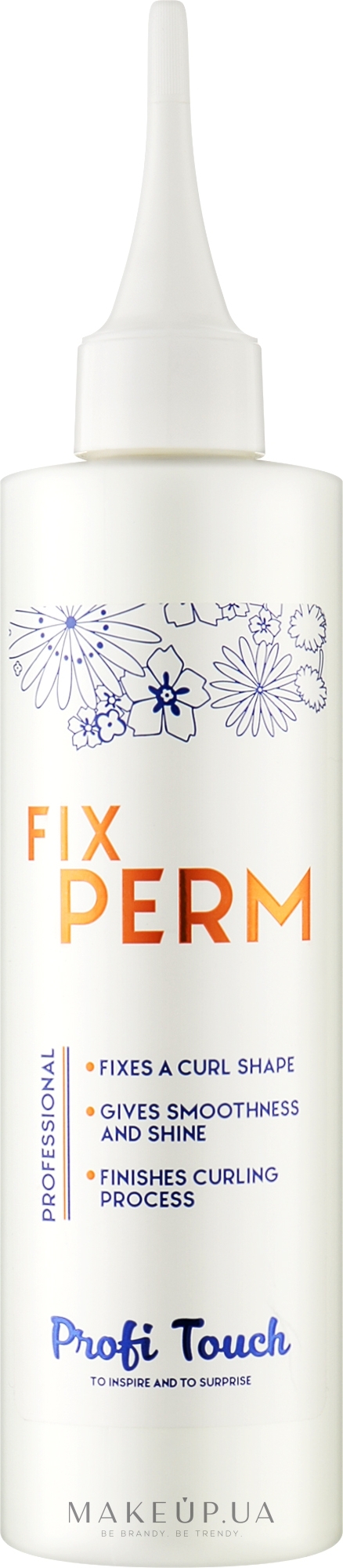 Средство для фиксации волос при химической завивке "Фиксаж" - Profi Touch Fix Derm — фото 240ml