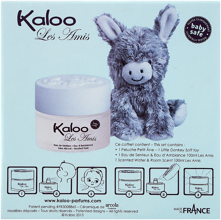 Kaloo Les Amis Donky - Набір (eds/100ml + toy/1pcs)