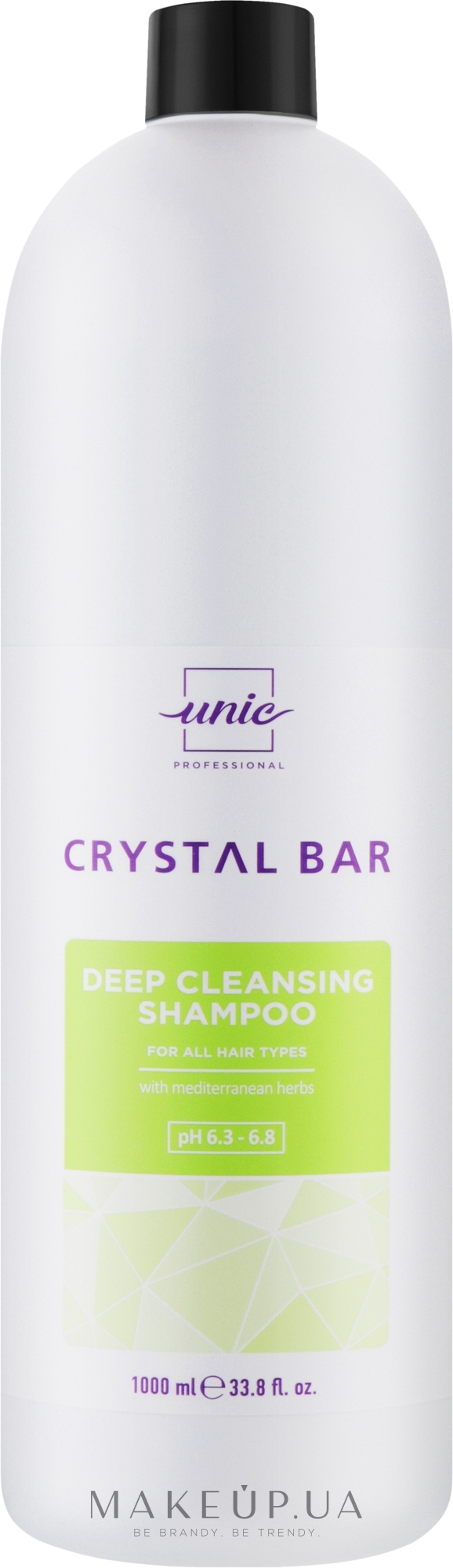 Шампунь для глибокого очищення - Unic Crystal Bar Deep Cleansing Shampoo — фото 1000ml