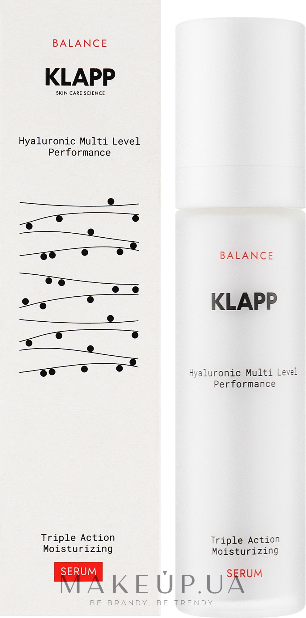 Зволожувальна сироватка потрійної дії - Klapp Balance Triple Action Moisturizing Serum — фото 50ml