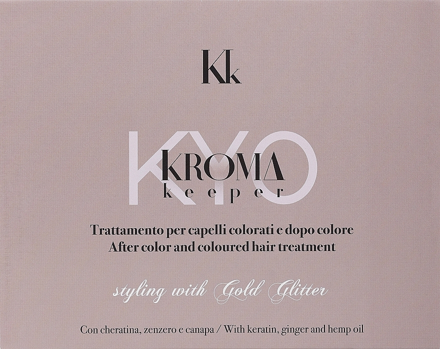 Набор, 4 продукта - Kyo Kroma Keeper Styling With Gold Glitter — фото N1
