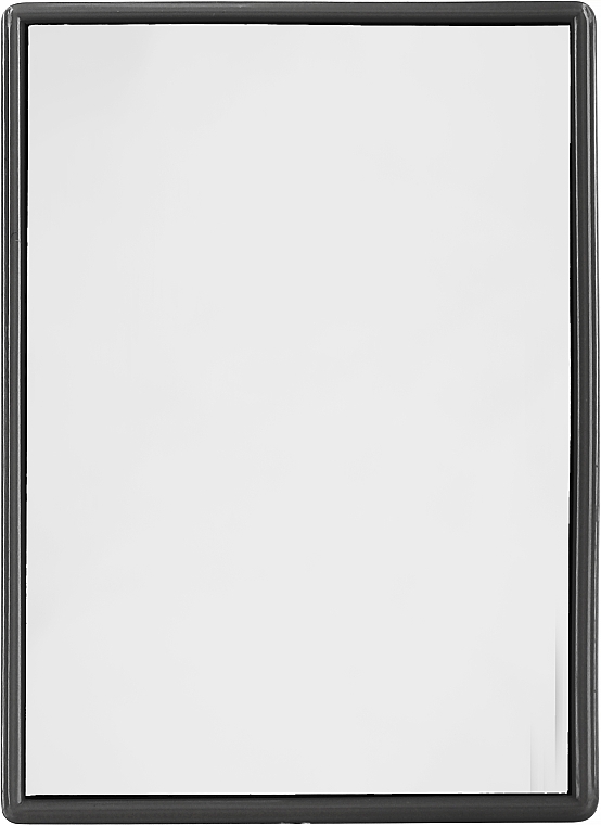 Карманное зеркальце 8.5х6 см, серое - Titania Square Pocket Mirror — фото N1