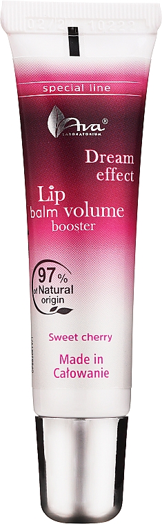 Бальзам-бустер «Солодка вишня» для збільшення губ - AVA Laboratorium Dream Effect Lip Balm Volume Booster — фото N2