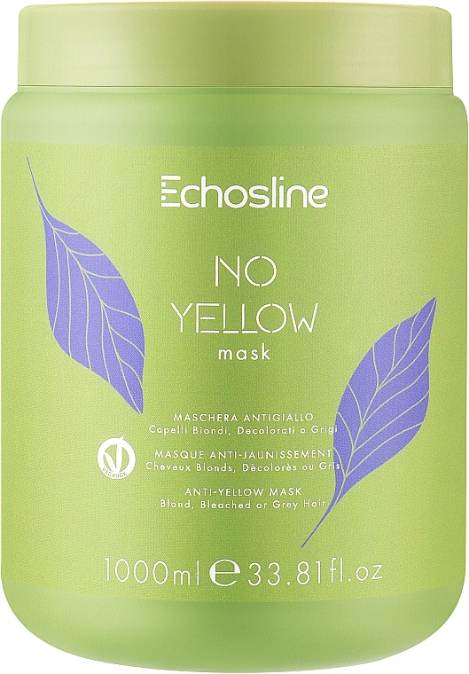 Маска против желтизны волос - Echosline No Yellow Mask