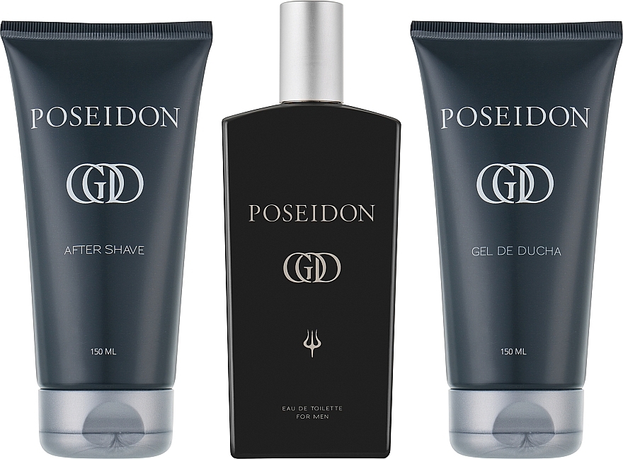 Instituto Espanol Poseidon God - Набір (edt/100ml + sh/gel/100ml + ash/balm/100ml) — фото N2