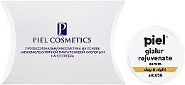 Антивікова зволожувальна сироватка з гіалуроновою кислотою, еластином, колагеном і ретинолом - Piel cosmetics Rejuvenate Piel Gialur (пробник) — фото N5