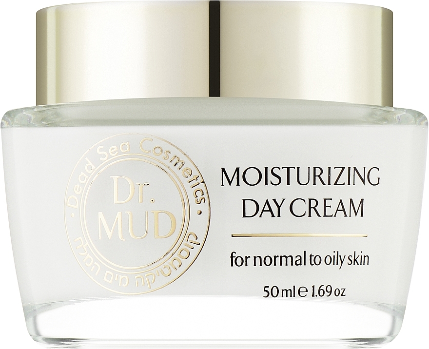 Зволожувальний крем для обличчя для нормальної і жирної шкіри - Dr. Mud Moisturizing Day Cream For Normal To Oily Skin — фото N1