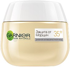 Парфумерія, косметика Денний крем для обличчя - Garnier Skin Naturals Захист від зморшок 35 +