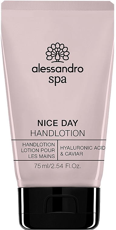 Лосьйон для рук "Зволожувальний" - Alessandro International Spa Nice Day Hand Lotion — фото N1