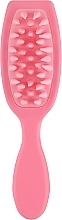 Парфумерія, косметика Щітка-шабер для шкіри голови з довгою ручкою CS05R, рожева - Cosmo Shop