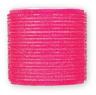 Бигуди-липучки для волос "Velcro" диаметр 60мм, 3шт, 0607, розовые - Top Choice — фото N1