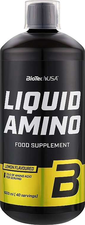 Комплекс аминокислот, лимон - BioTechUSA Liquid Amino — фото N1