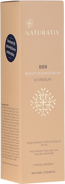 BBB-крем с флюидом SPF30 - Naturativ Beauty Blemish Balm — фото N1